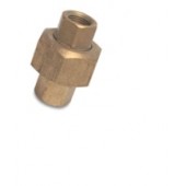 1/2" Brass Straight Union FxF